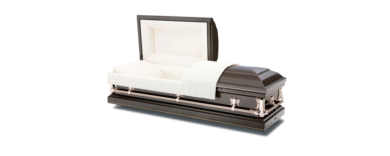 20 Gauge Brown Steel casket