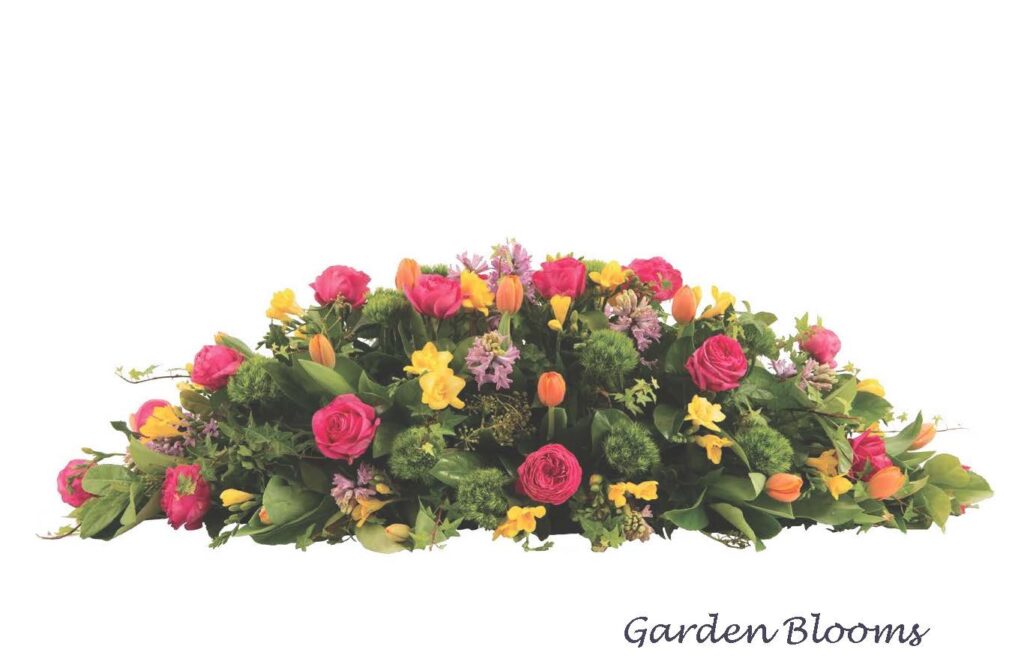 Garden Blooms funeral flowers