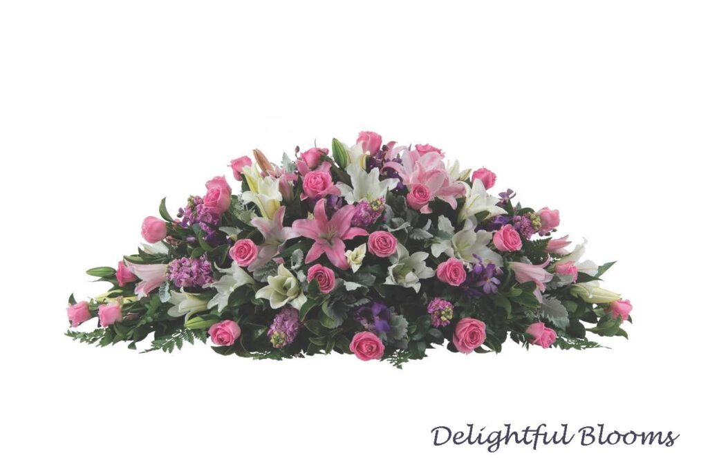 Delightful Blooms funeral flowers