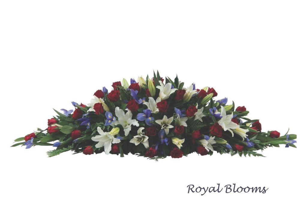 Royal Blooms funeral flowers