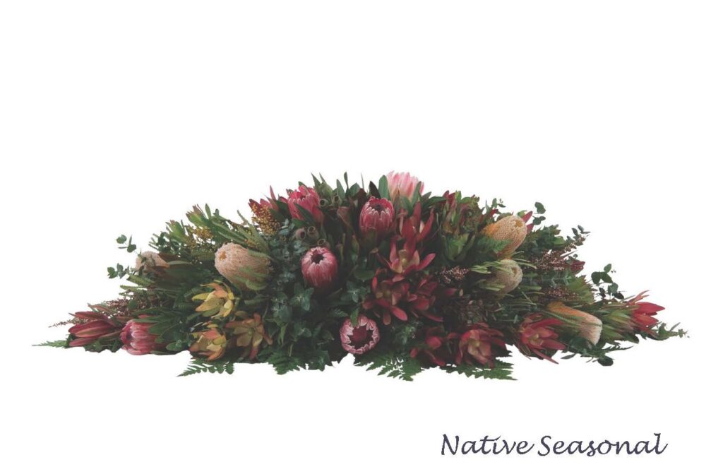 Native Seasonal funeral flowers