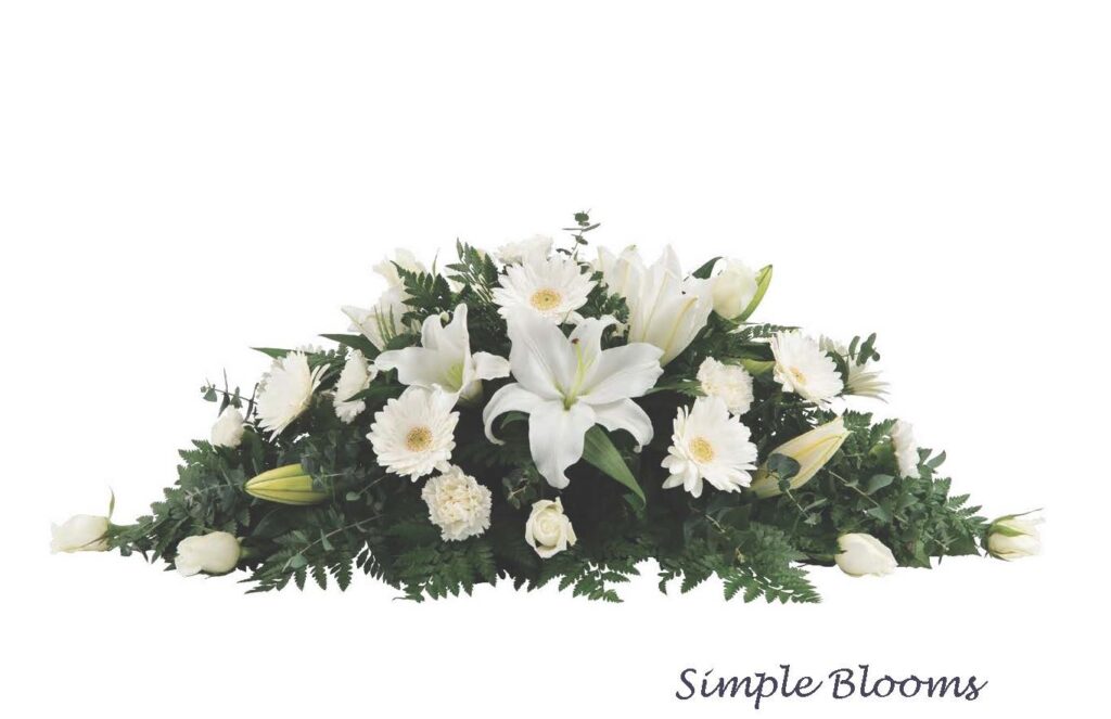 Simple Bloom funeral flowers