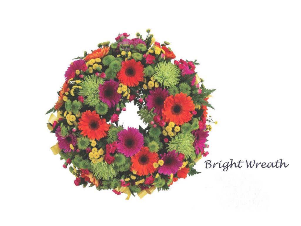 Bright Warmth funeral flowers