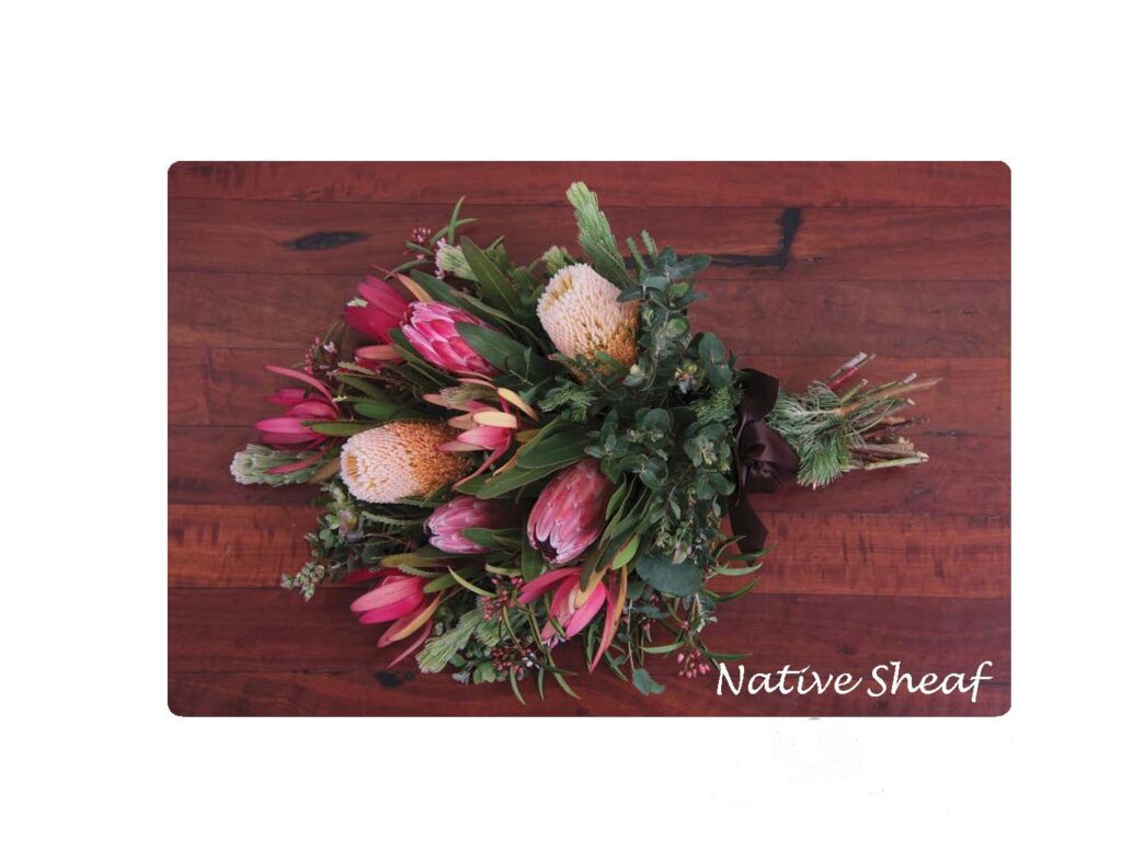 Native Sheaf funeral flowers